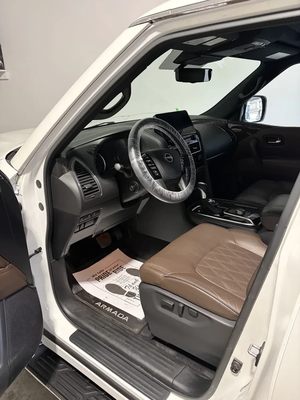 Nissan Armada interior after professional detailing by Kirpa Car Care