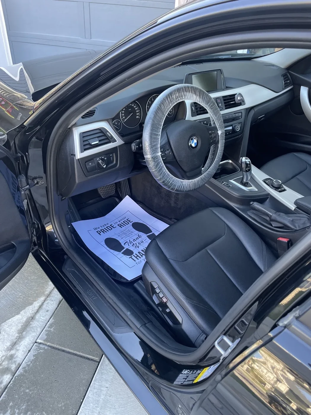 BMW 3 Series interior after professional detailing by Kirpa Car Care