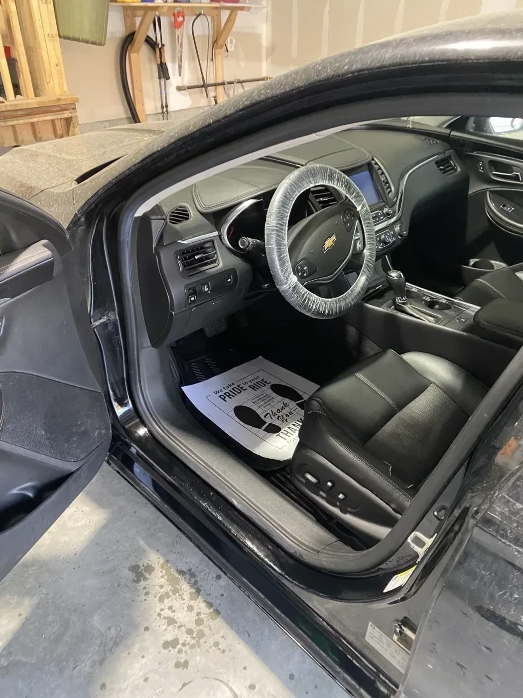 Chevrolet Malibu interior after professional detailing by Kirpa Car Care