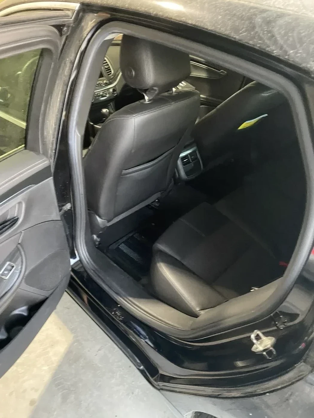 Chevrolet Malibu interior after detailing — close up