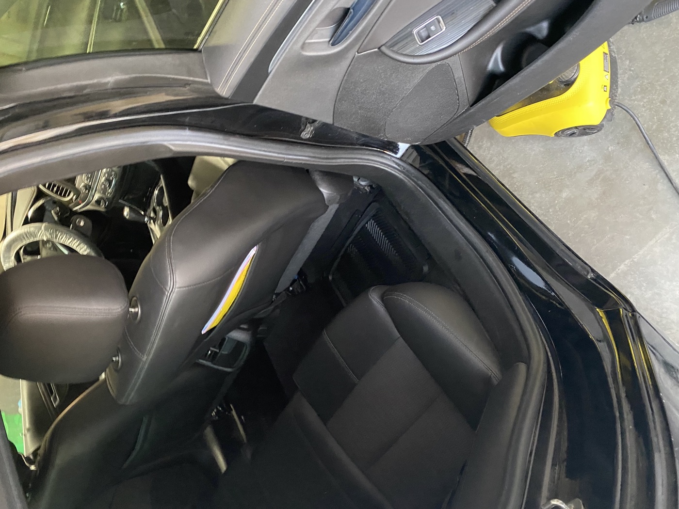 Chevrolet Malibu interior after detailing — close up