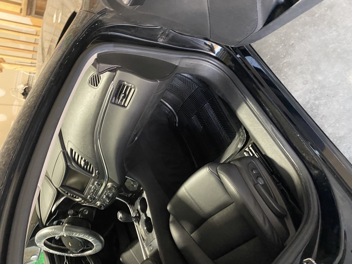 Chevrolet Malibu interior after detailing — close up