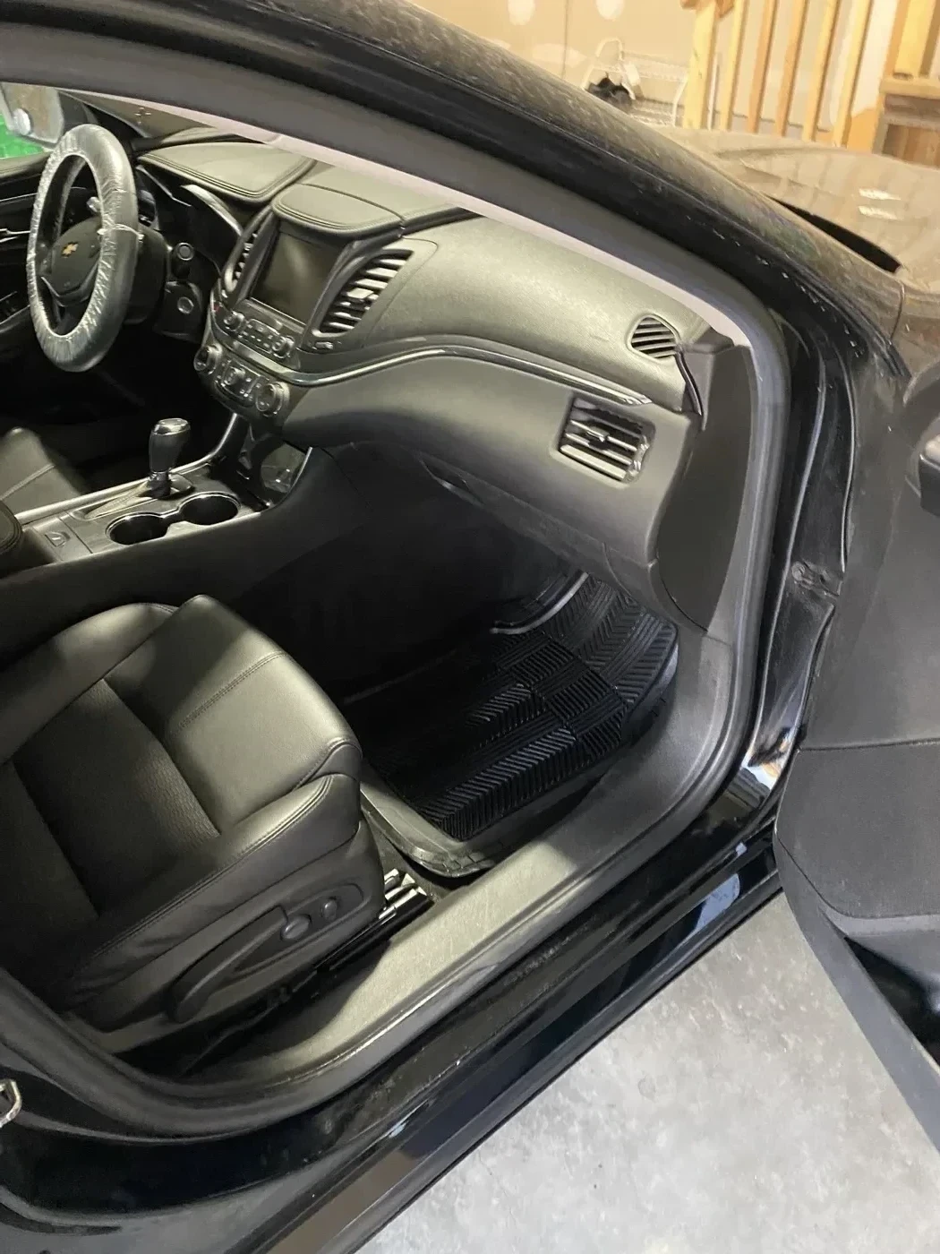 Chevrolet Malibu interior after detailing — close up