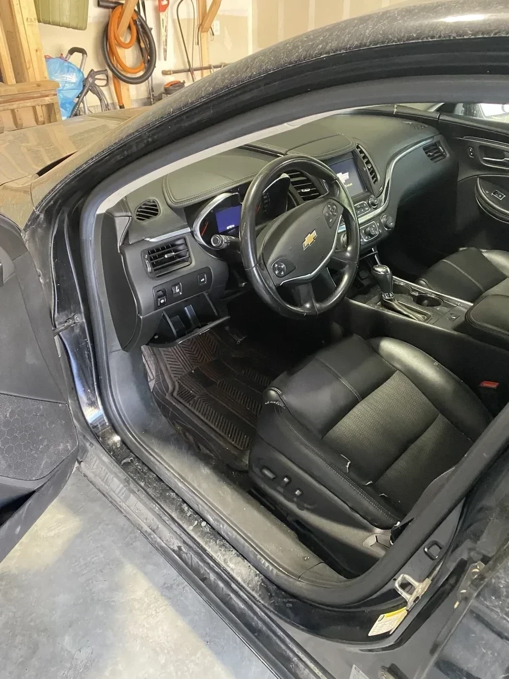 Chevrolet Malibu interior before detailing by Kirpa Car Care