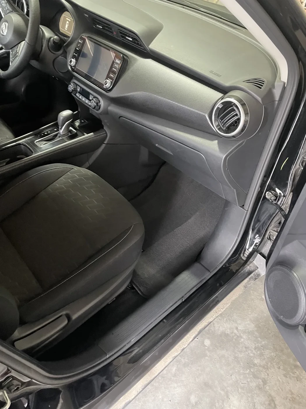 Nissan Kicks interior after detailing — close up