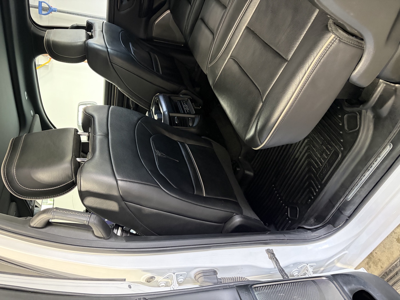 RAM 1500 interior after detailing — close up