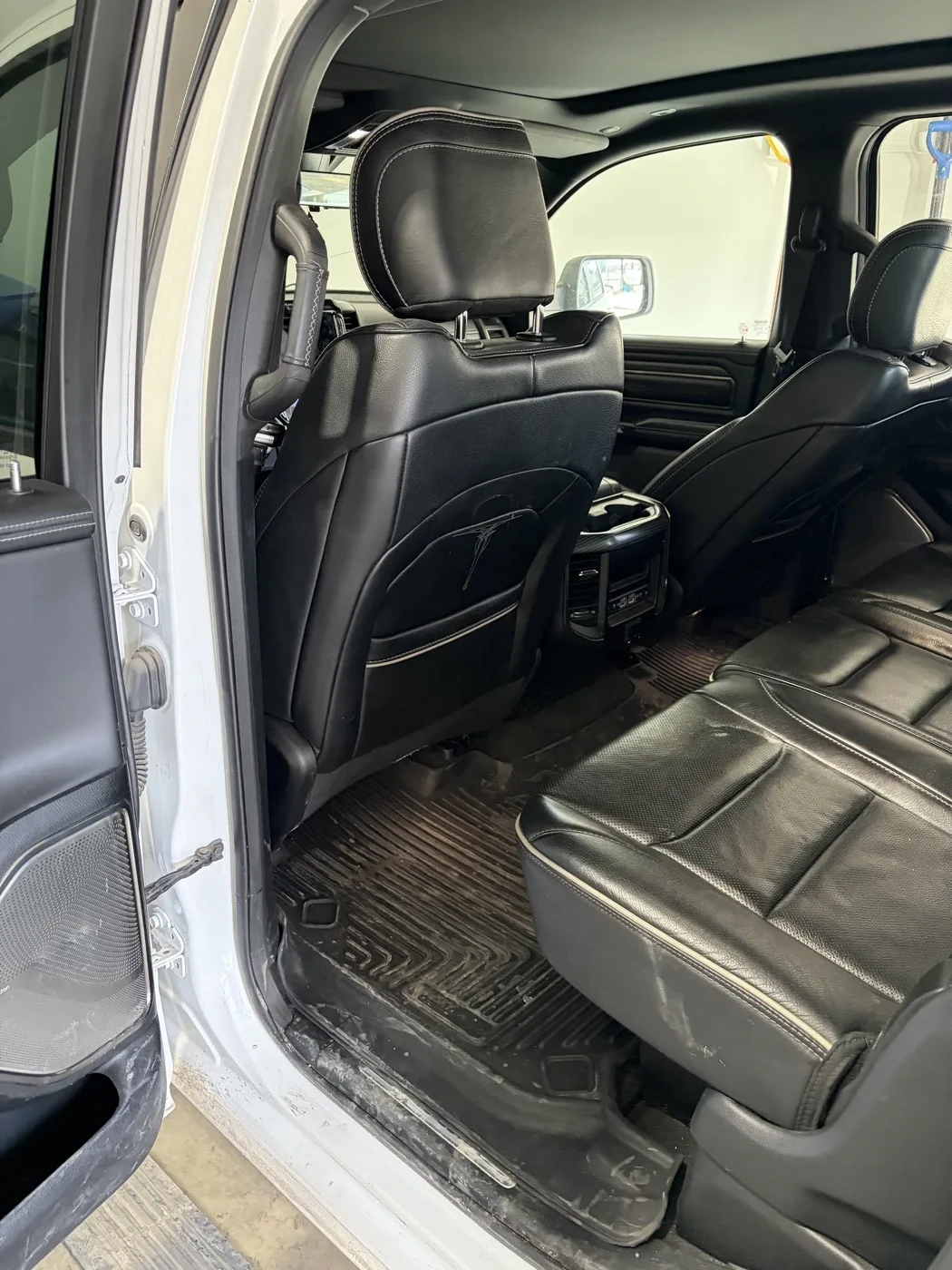 RAM 1500 interior before detailing — close up